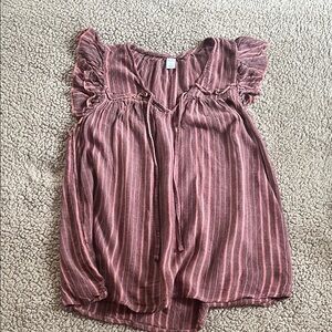 Striped Pink Kids Top